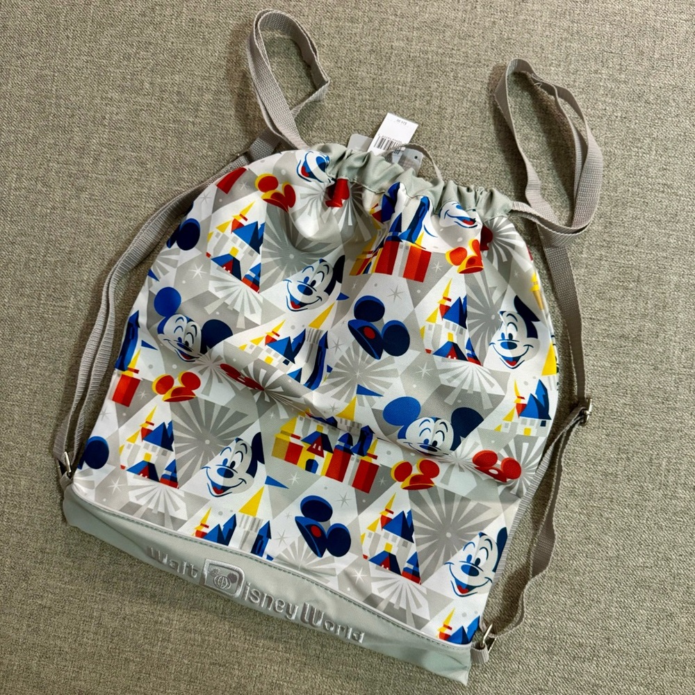 Walt Disney World Authentic Drawstring Backpack